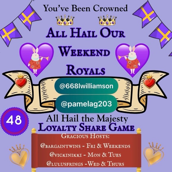 VICKINIKKI HAS TODAY’S QUEEN 💜
PLEASE GO THERE TO SHARE - Picture 3 of 13